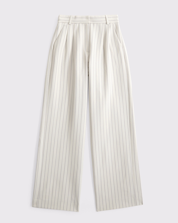 A&F Sloane Tailored Wide Leg Pant