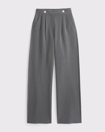 A&F Sloane Tailored Hardware Wide Leg Pant from Abercrombie & Fitch - $90