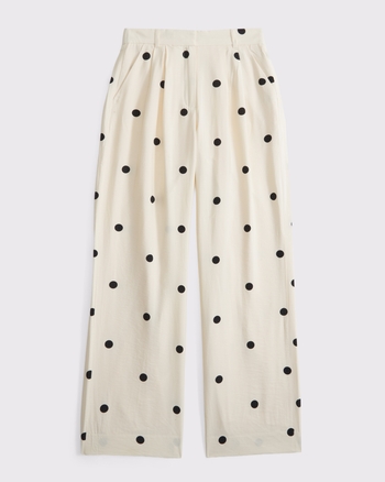 A&F Sloane Crepe Tailored Wide Leg Pant from Abercrombie & Fitch - $90