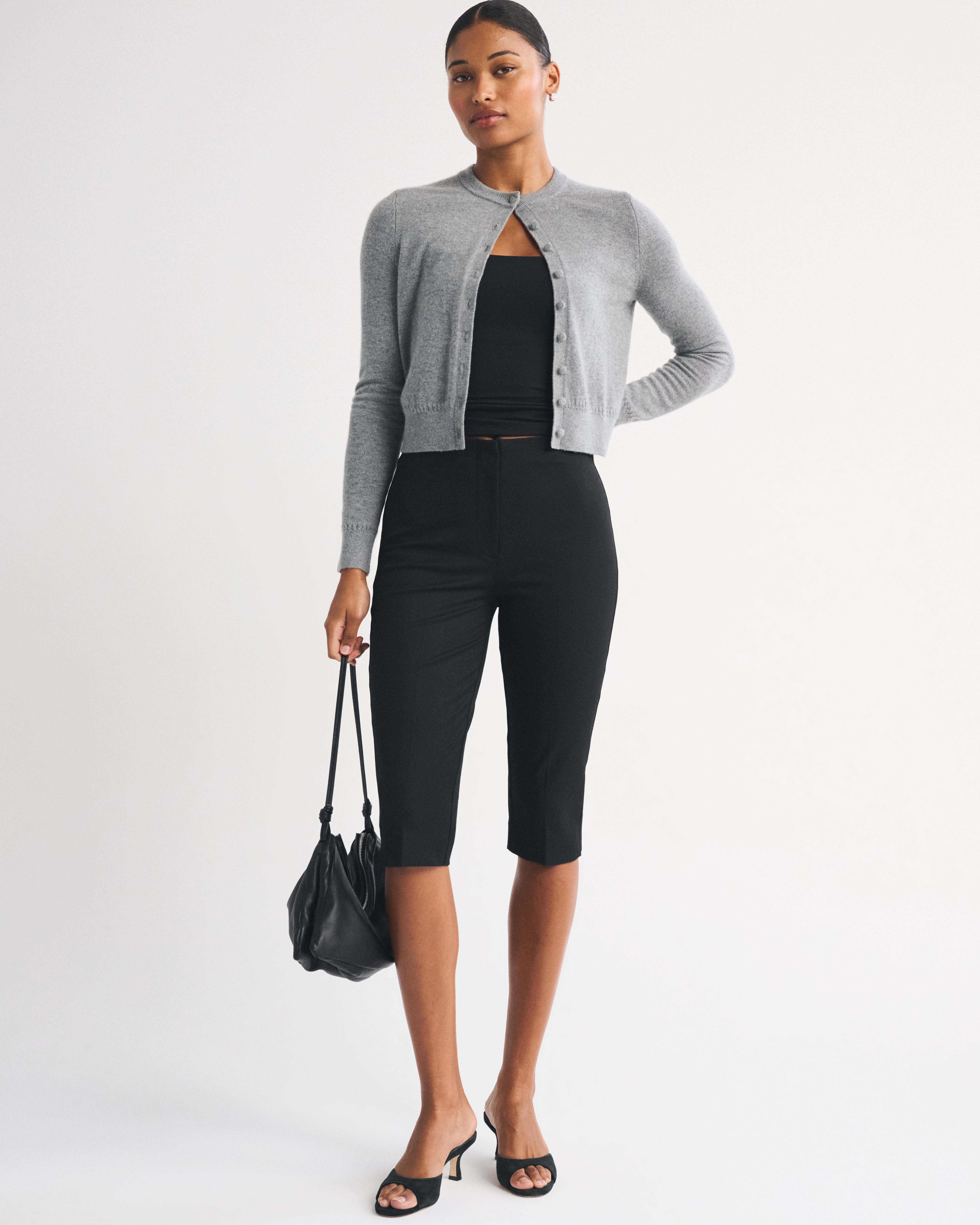 Женские брюки Abercrombie & Fitch Curve Love A&F Forme Capri Pant — фото 2