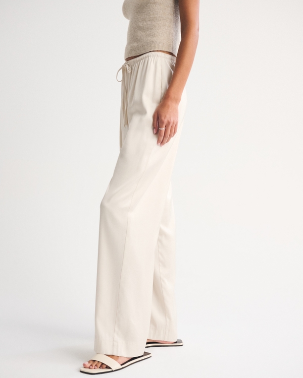 Satin Pull-On Pant