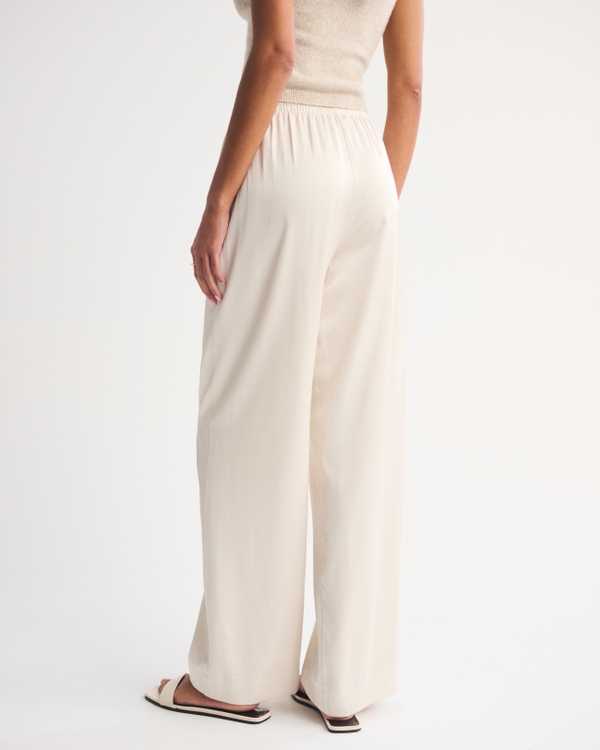 Satin Pull-On Pant