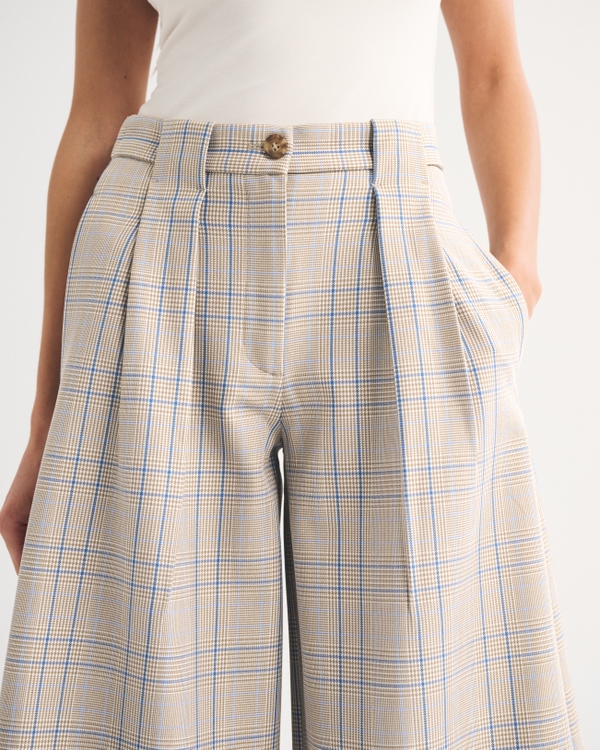 High Rise Tailored Culotte Pant