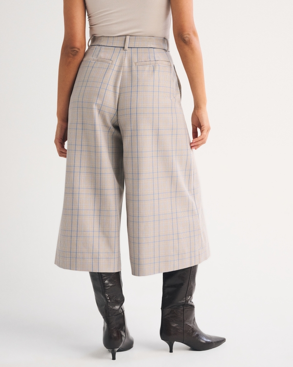 Curve Love High Rise Tailored Culotte Pant