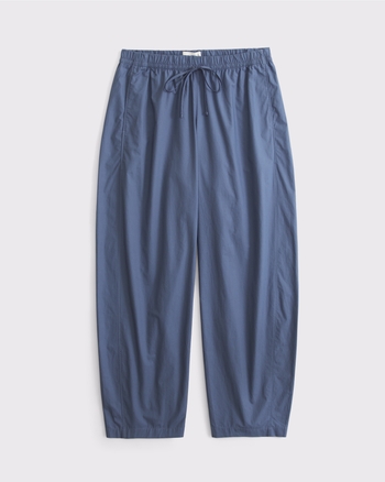 Poplin Barrel Pull-On Pant from Abercrombie & Fitch - $75