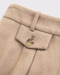 A&F Sloane Wool-Blend Tailored Wide Leg Pant