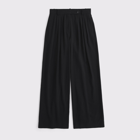 Женские брюки Abercrombie & Fitch Curve Love High Rise Crepe Tailored Palazzo Pant