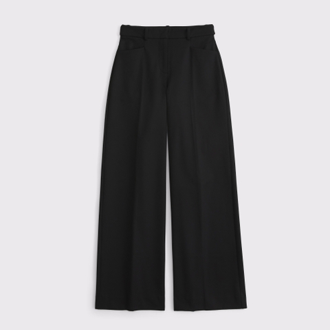 Женские брюки Abercrombie & Fitch Curve Love A&F Forme Ultra Wide Leg Pant