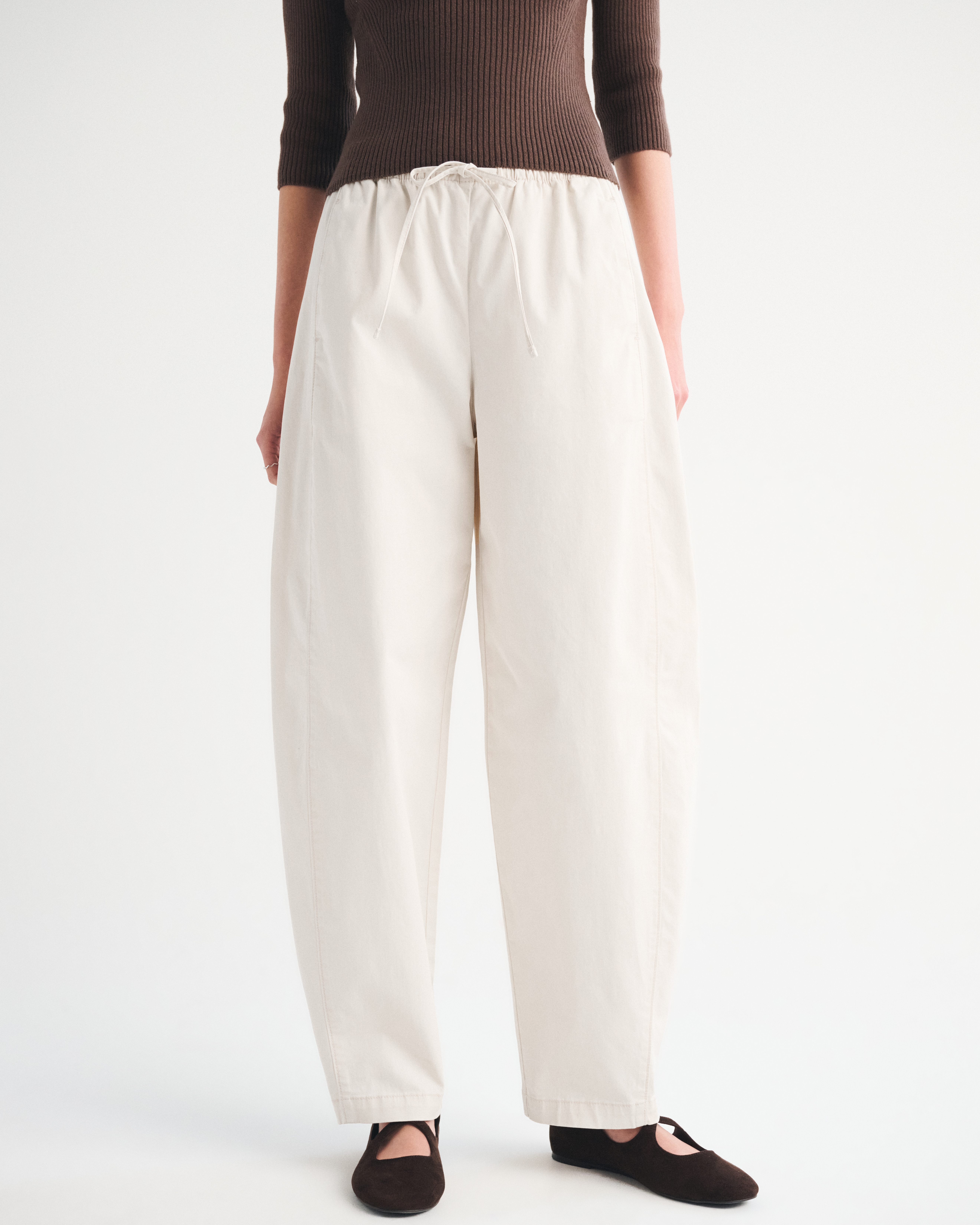 Женские брюки Abercrombie & Fitch Barrel Pull-On Pant — фото 3