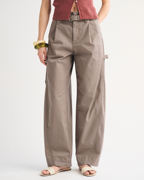Belted Barrel Utility Pant - image 2