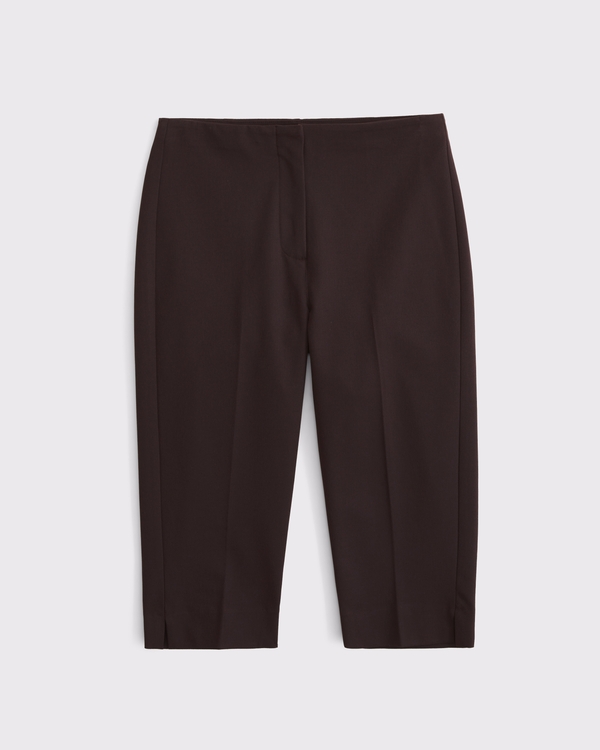 Curve Love A&F Forme Capri Pant, Dark Coffee view 1