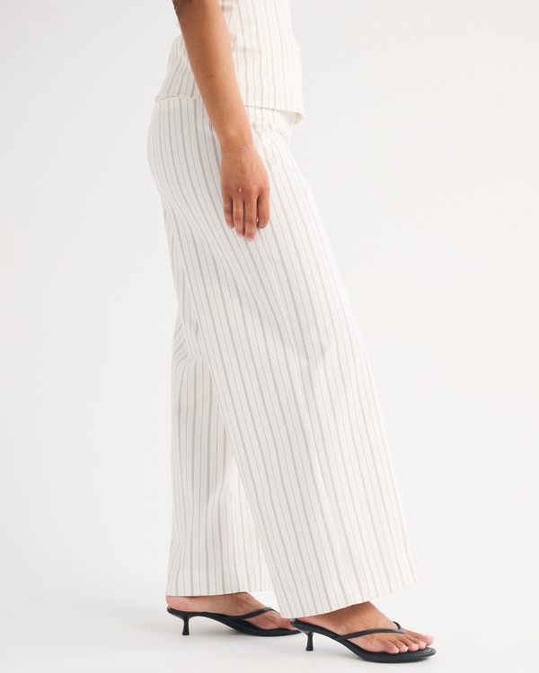 Women's Curve Love A&F Forme Ultra Wide Leg Pant | Women's New