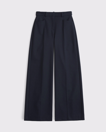 Curve Love A&F Forme Ultra Wide Leg Pant from Abercrombie & Fitch - $95