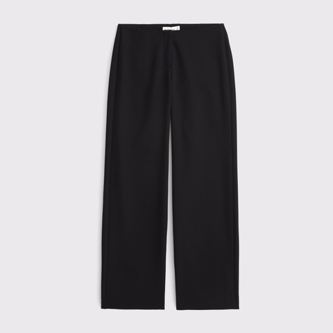 Женские брюки Abercrombie & Fitch Low Rise Waistless Tailored Wide Leg Pant