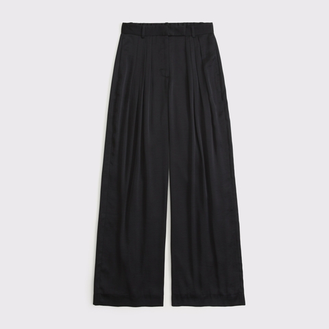 Женские брюки Abercrombie & Fitch High Rise Tailored Satin Palazzo Pant