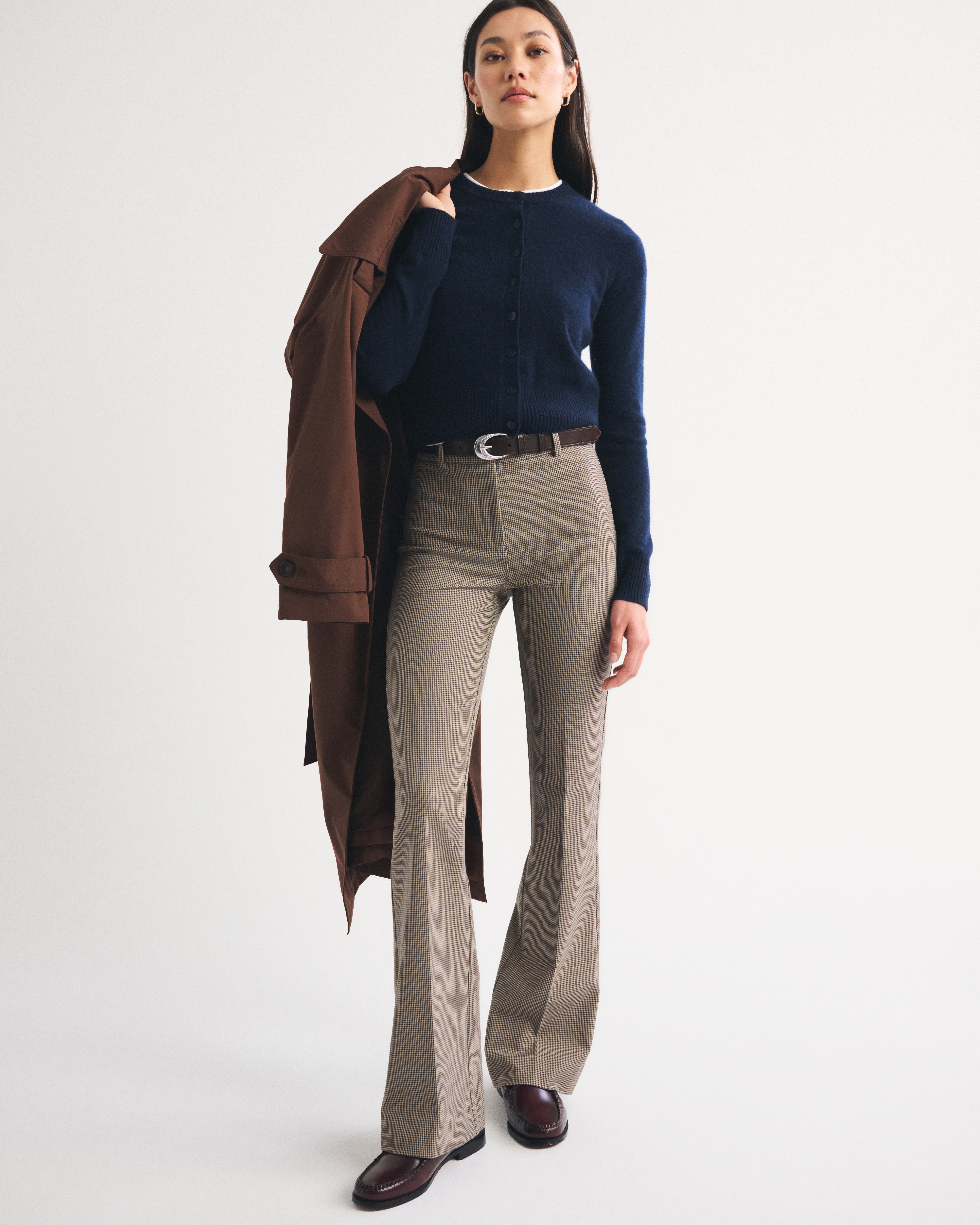 Abercrombie & Fitch A&f Forme Belt Loop Bootcut Pant