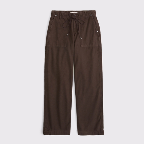 Женские брюки Abercrombie & Fitch Low Rise Ultra Loose Weekender Pant