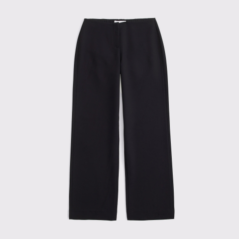 Женские брюки Abercrombie & Fitch Curve Love Low Rise Waistless Tailored Wide Leg Pant