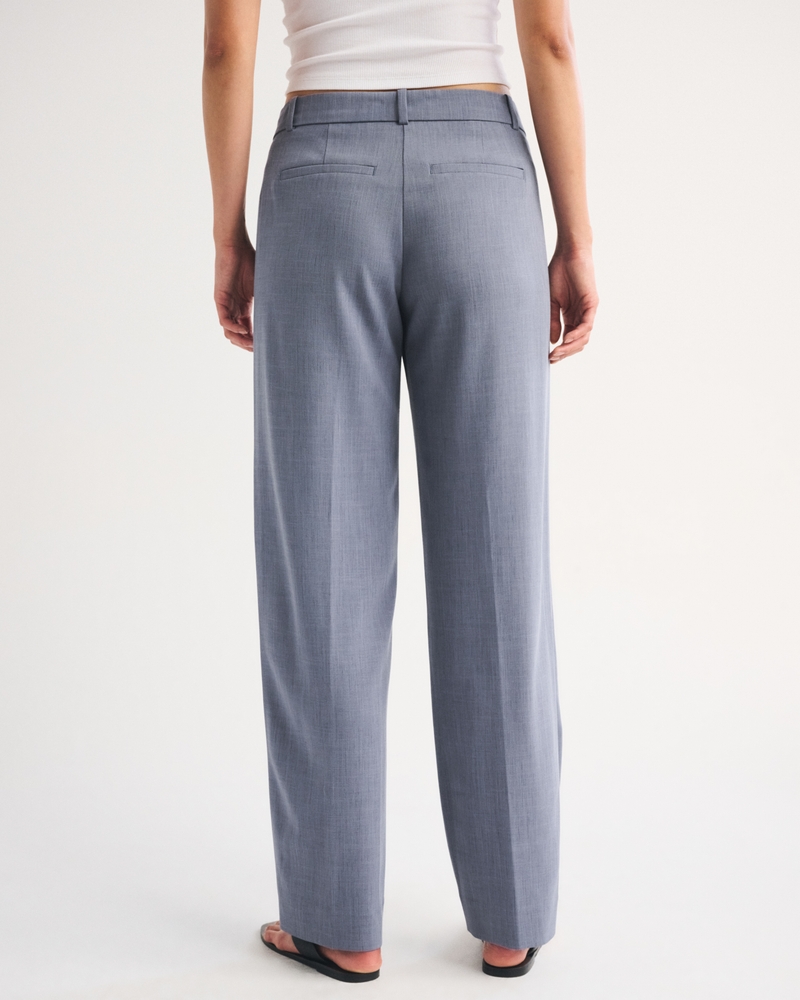 Low Rise Tailored Straight Leg Pant - thumbnail 5