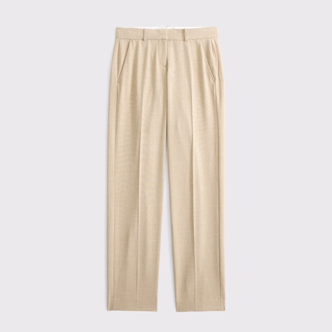Женские брюки Abercrombie & Fitch Curve Love Low Rise Tailored Straight Leg Pant
