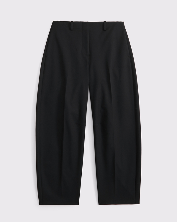 A&F Forme Barrel Pant, Black view 1