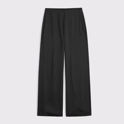 Женские брюки Abercrombie & Fitch Satin Wide Leg Pant