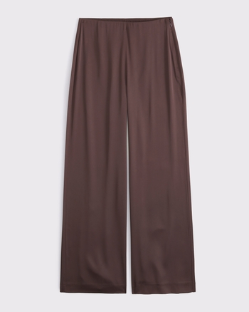 Satin Wide Leg Pant