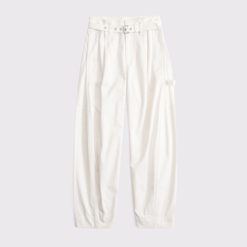 Женские брюки Abercrombie & Fitch Belted Barrel Utility Pant