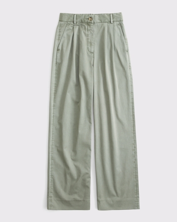 A&F Sloane Tailored Wide Leg Pant