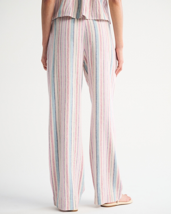 Linen-Blend Pull-On Pant