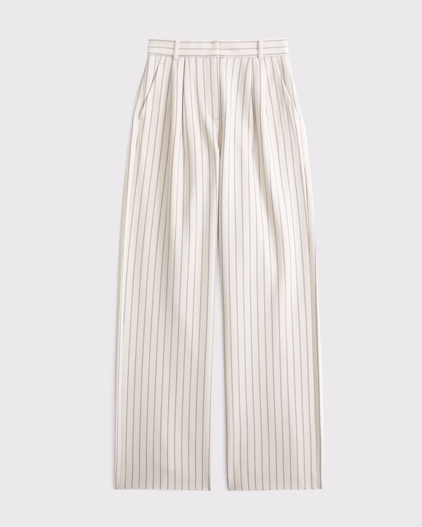 A&F Sloane Tailored Wide Leg Pant