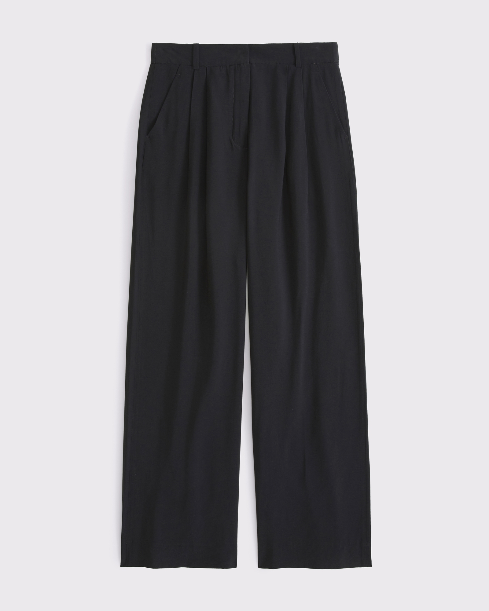 A&F Sloane Crepe Tailored Wide Leg Pant