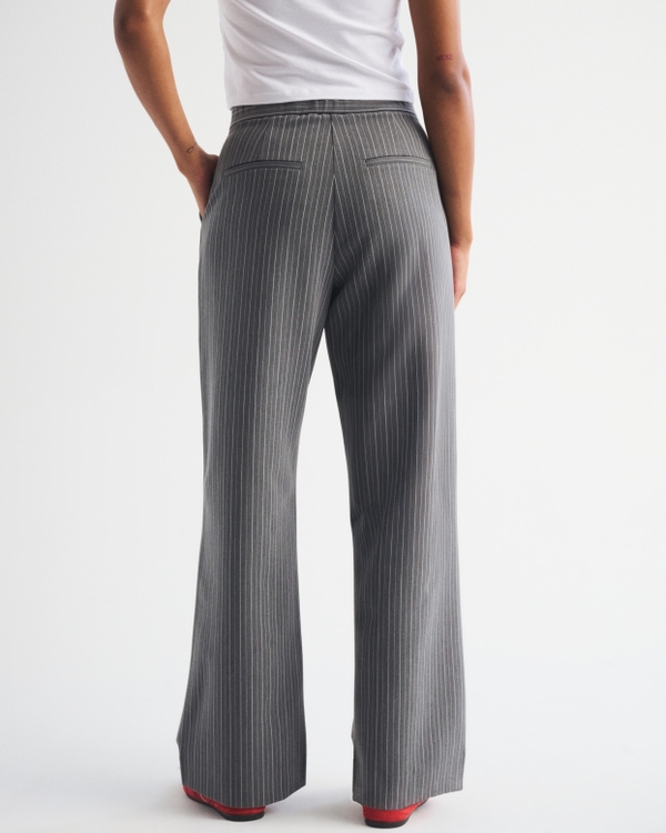 Curve Love A&F Sloane Tailored Wide Leg Pant