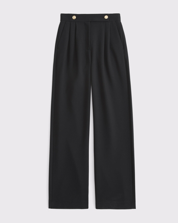 A&F Sloane Tailored Wide Leg Pant from Abercrombie & Fitch - $69.99
