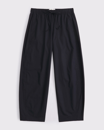 Poplin Barrel Pull-On Pant
