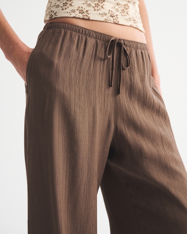 Convertible Crinkle Balloon Pull-On Pant