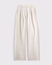 Curve Love A&F Sloane Tailored Wide Leg Pant