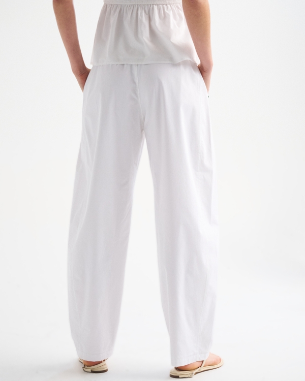 Poplin Barrel Pull-On Pant