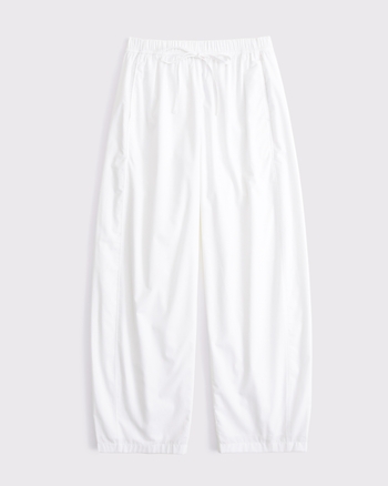 Poplin Barrel Pull-On Pant