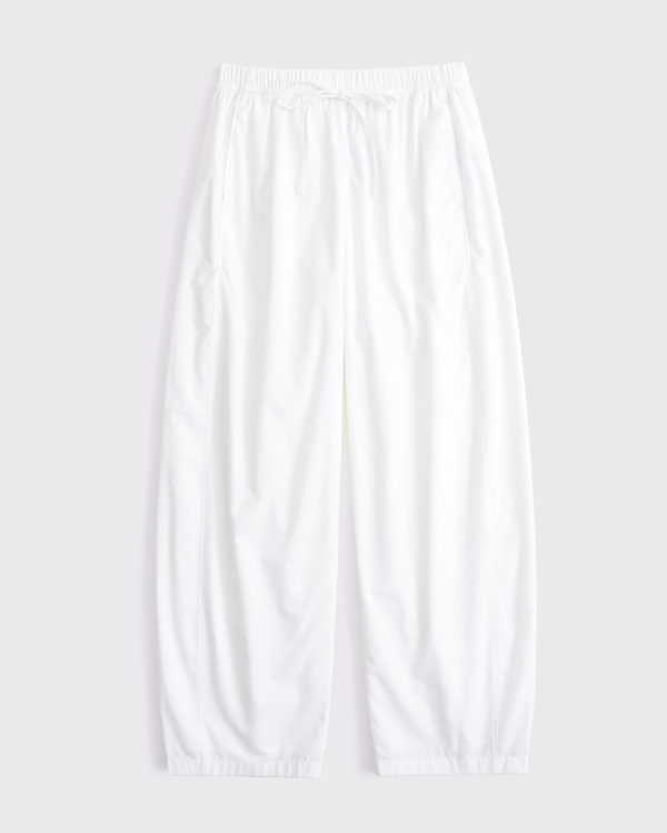 Poplin Barrel Pull-On Pant