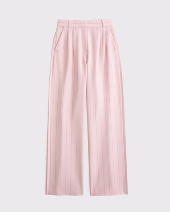 A&F Sloane Tailored Wide Leg Pant