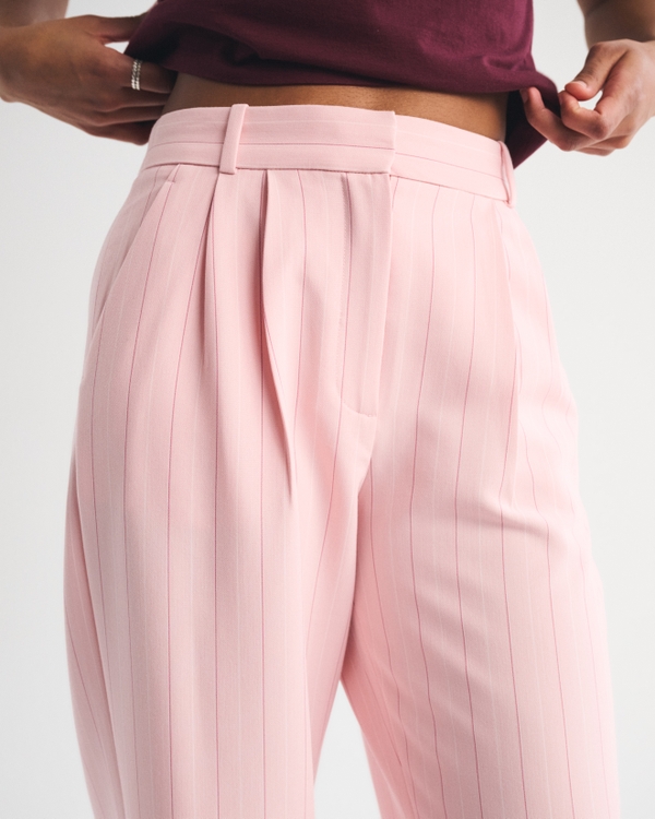 Curve Love A&F Sloane Tailored Wide Leg Pant
