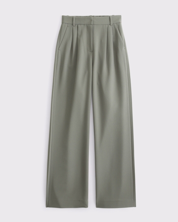 A&F Sloane Tailored Wide Leg Pant