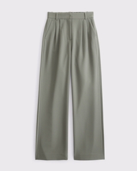 Curve Love A&F Sloane Tailored Wide Leg Pant