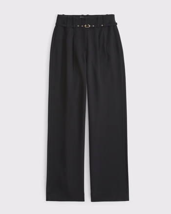 Curve Love A&F Sloane Tailored Wide Leg Pant from Abercrombie & Fitch - $90