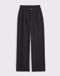 Curve Love A&F Sloane Tailored Wide Leg Pant