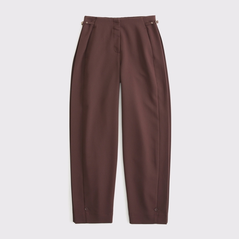 Женские брюки Abercrombie & Fitch Convertible High Rise Tailored Barrel Pant