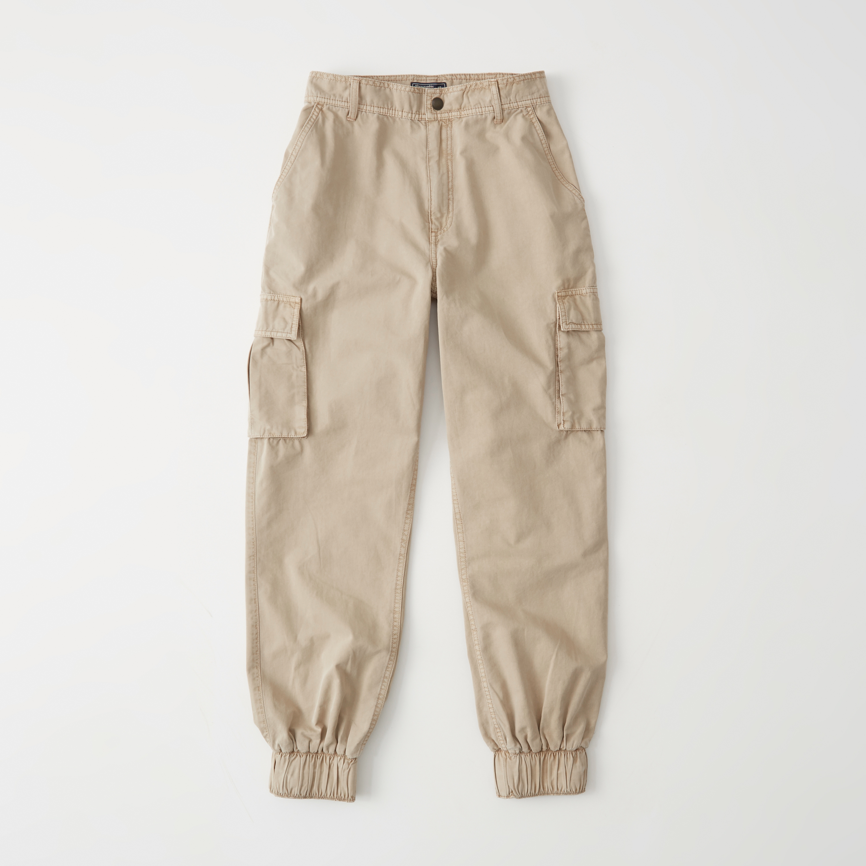 beige cargo joggers womens