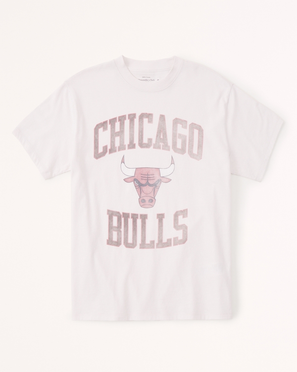 Oversized Chicago Bulls Graphic Tee
