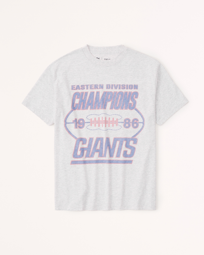 Oversized Boyfriend New York Giants Graphic Tee